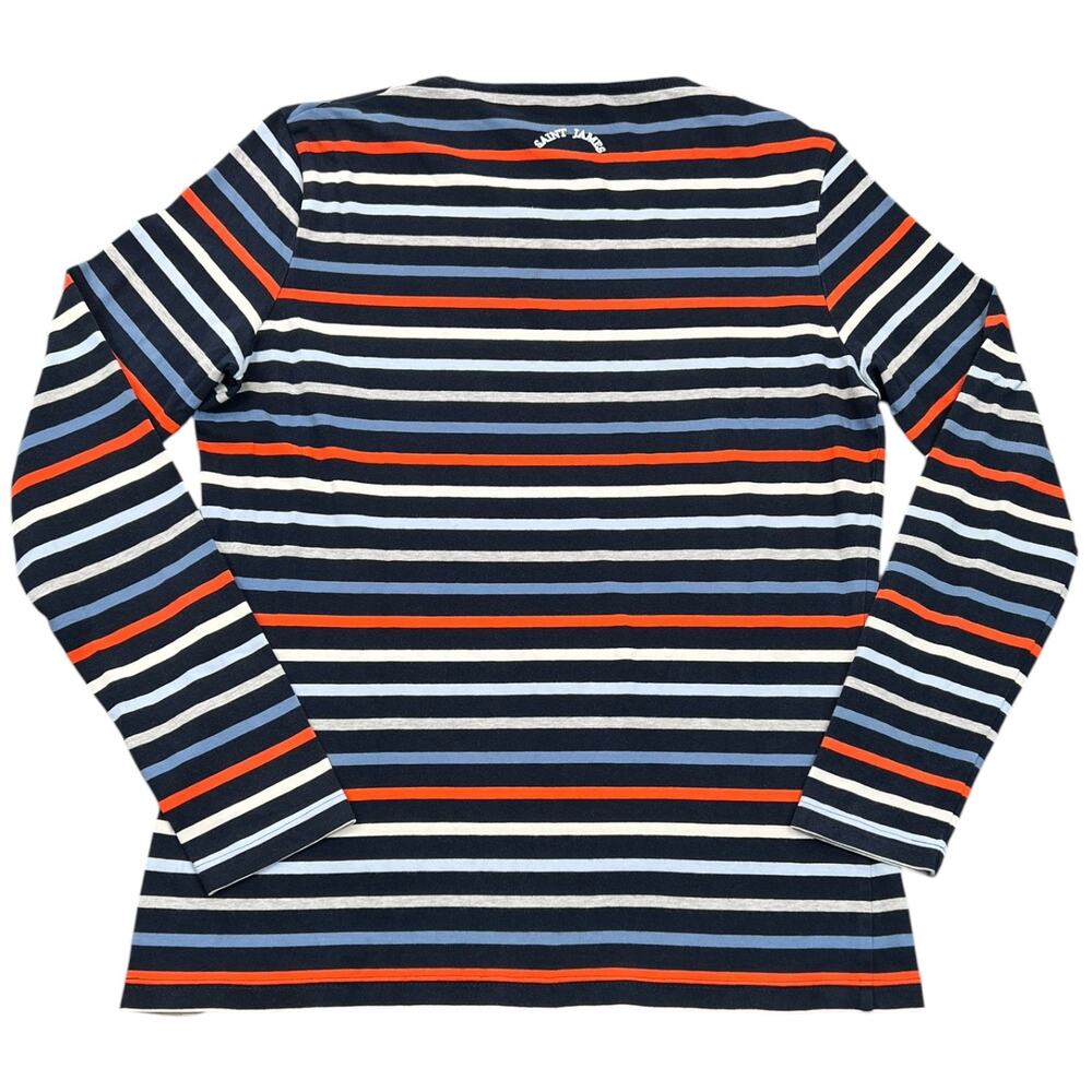 Saint James Breton Stripe Top France Long Sleeve T-Shirt Women’s US 8